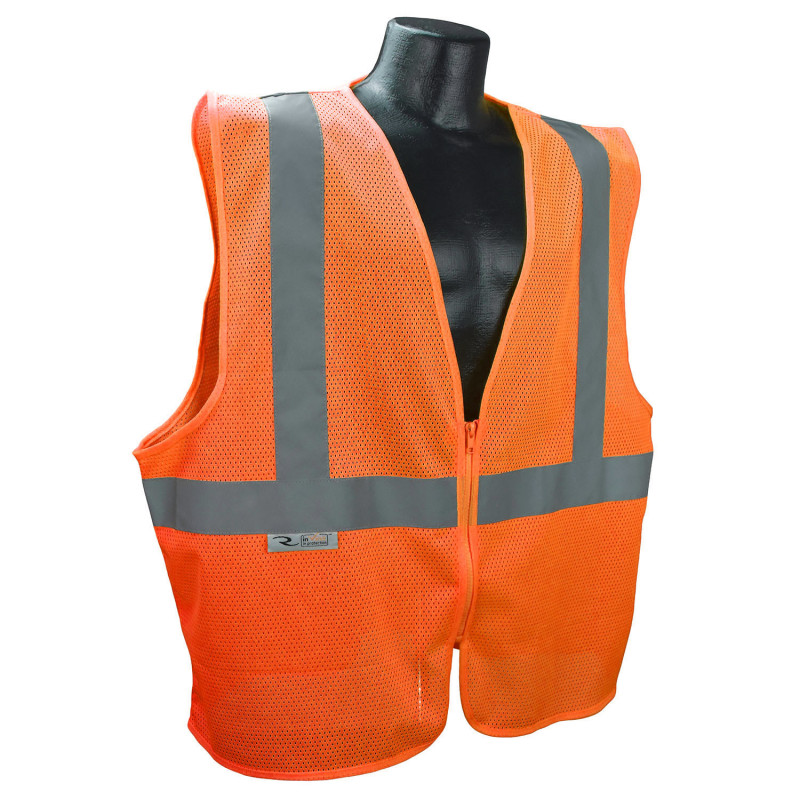 CHALECO DE SEGURIDAD COLOR NARANJA CLASE 2 TAMAÑO L XL MARCA RADIANS