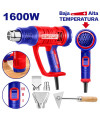 PISTOLA DE CALOR, 1,600 WATTS, TEMPERATURA AJUSTABLE 50 A 550 GRADOS. MARCA EMTOP