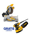 SIERRA INGLETEADORA 12 PULGADAS, 1,600 WATTS, 15 AMPERIOS, 4,000 RPM, GRATIS LIJADORA ROTO-ORBITAL. DEWALT