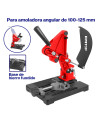 SOPORTE/BASE PARA AMOLADORA ANGULAR DE 4 1/2, ANGULO DE SUJECION 0 A 45 GRADOS. MARCA EMTOP